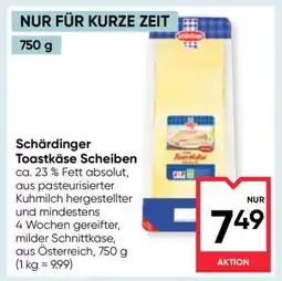 Maximarkt Schärdinger Toastkäse Scheiben Angebot