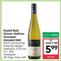 Maximarkt Rudolf Rabl Grüner Veltliner Terrassen Kamptal DAC Angebot