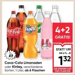 Maximarkt Coca-Cola Limonaden oder Kinley Angebot