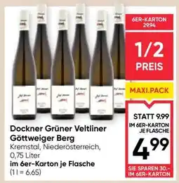 Maximarkt Dockner Grüner Veltliner Göttweiger Berg Angebot