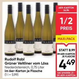 Maximarkt Rudolf Rabl Grüner Veltliner vom Löss Angebot