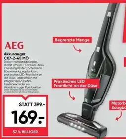 Maximarkt AEG Akkusauger CX7-2-45 MÖ Angebot
