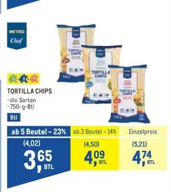 Metro Tortilla Chips Angebot