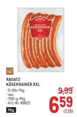 Metro RADATZ KÄSEKRAINER XXL Angebot