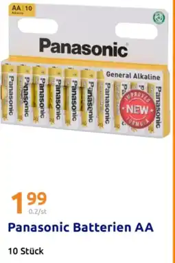 Action Panasonic Batterien AA Angebot