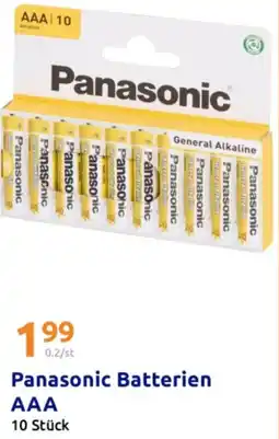 Action Panasonic Batterien AAA Angebot