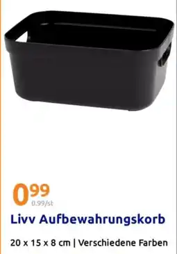 Action Livv Aufbewahrungskorb Angebot