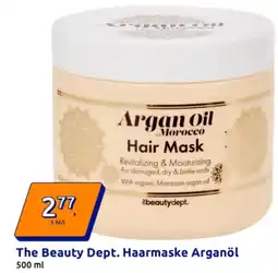 Action The Beauty Dept. Haarmaske Arganöl Angebot