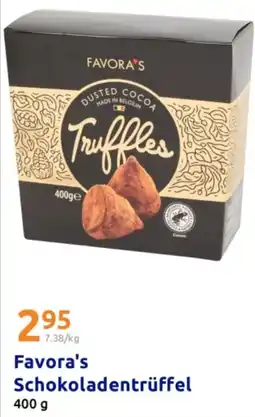 Action Favora's Schokoladentrüffel Angebot