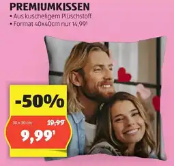 Hofer Premiumkissen Angebot