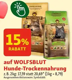 Fressnapf Auf wolfsblut hunde trockennahrung Angebot