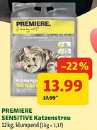 Fressnapf Premiere sensitive katzenstreu Angebot