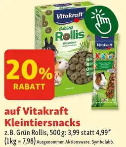 Fressnapf Auf vitakraft kleintiersnacks Angebot