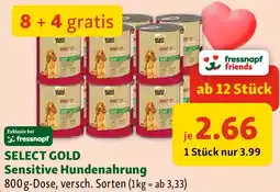 Fressnapf Select gold Sensitive Hundenahrung Angebot