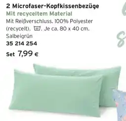 Tchibo Eduscho Microfaser-Kopfkissenbezüge Angebot