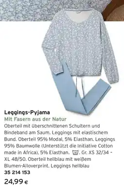 Tchibo Eduscho Leggings-Pyjama Angebot