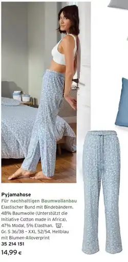 Tchibo Eduscho Pyjamahose Angebot