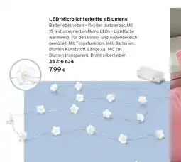 Tchibo Eduscho LED-Microlichterkette Blumen Angebot