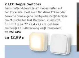 Tchibo Eduscho 2 LED-Schalterleuchten Angebot