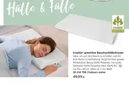 Tchibo Eduscho irisette greenline Bauchschläferkissen Angebot