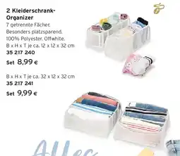 Tchibo Eduscho 2 Kleiderschrank-Organizer, klein Angebot