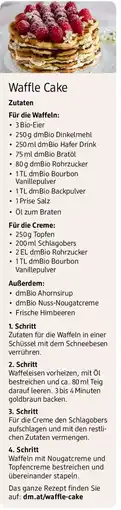 dm dm at waffle cake Angebot
