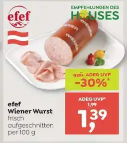 ADEG efef Wiener Wurst Angebot