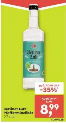 ADEG Berliner Luft Pfefferminzlikör Angebot
