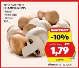 Hofer CHAMPIGNONS Angebot