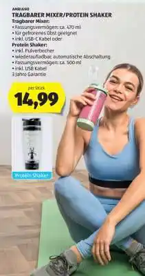 Hofer AMBILANO TRAGBARER MIXER/PROTEIN SHAKER Angebot