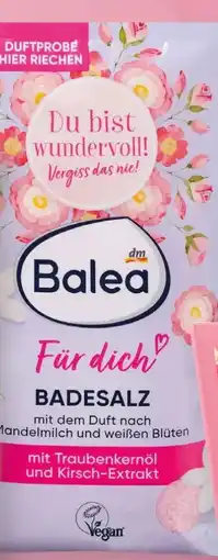 dm Balea Badesalz Für dich Angebot