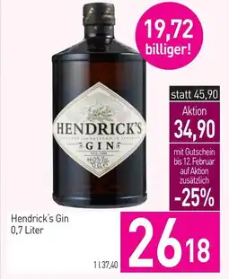 Sutterlüty Hendrick's Gin Angebot