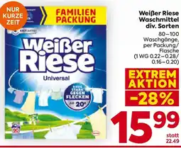 Billa Weißer Riese Waschmittel Angebot