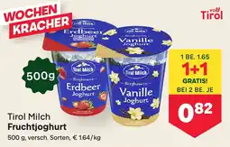 MPreis Tirol Milch Fruchtjoghurt Angebot