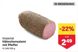 MPreis Imperial hähnchensalami mit pfeffer Angebot
