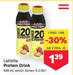 MPreis Lattella protein drink Angebot
