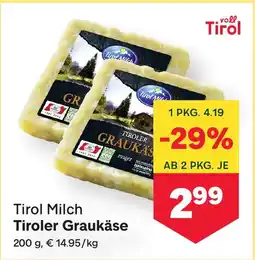 MPreis Tiroler graukäse Angebot