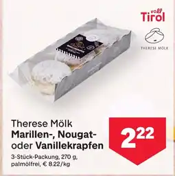MPreis Marillen Nougatoder Vanillekrapfen Angebot