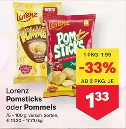 MPreis Lorenz Pomsticks oder Pommels Angebot