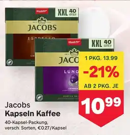 MPreis Kapseln Kaffee Angebot
