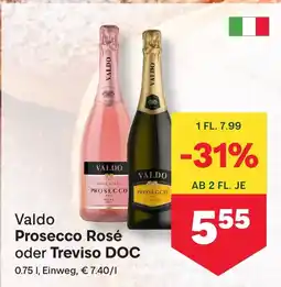 MPreis Prosecco Rosé oder Treviso DOC Angebot