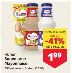 MPreis Sauce oder Mayonnaise Angebot