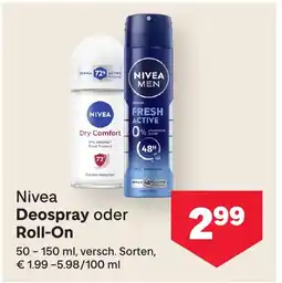 MPreis Deospray oder Roll-On Angebot