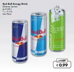 Travel FREE Red Bull Energy Drink Angebot