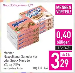 Sutterlüty Neapolitaner 3er oder 4er oder Snack Minis 3er Angebot