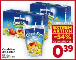 Billa Capri-Sun div. Sorten Angebot
