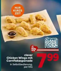 Billa clever Chicken Wings mit Cornflakespanade Angebot