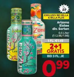 Billa Arizona Eistee div. Sorten Angebot
