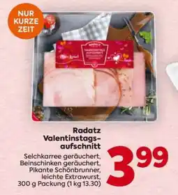 Billa Radatz Valentinstagsaufschnitt Angebot