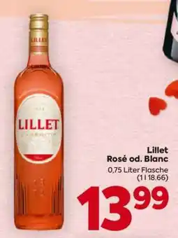 Billa Lillet Rosé od. Blanc Angebot